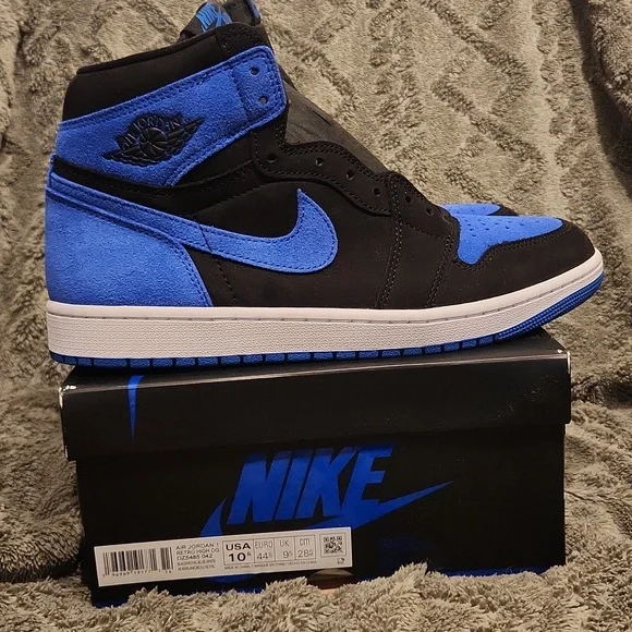 Nike Shoes Nike Air Jordan Retro High Og Blackroyal Blue Us